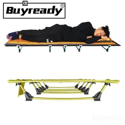 Outdoor Lightweight Folding Bed Portable Camping Bed Simple Military Bed Accompanying Lunch Bed Camping Simple Leisure Bed
