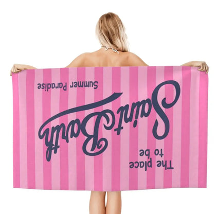 S-Saint B-Barth Beach Towel for Adults – Soft, Absorbent, and Lightweight for Travel