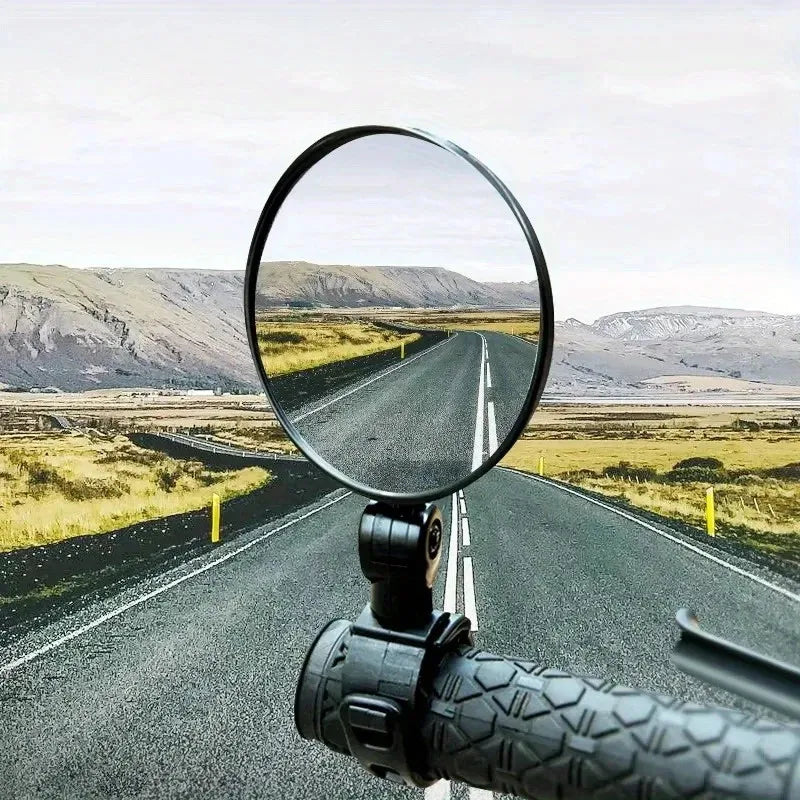 Motorcycles Rearview Mirror Side Mirror For Safety View Turning Left Right Mirror Adjustable Mini Autocycle Rear View