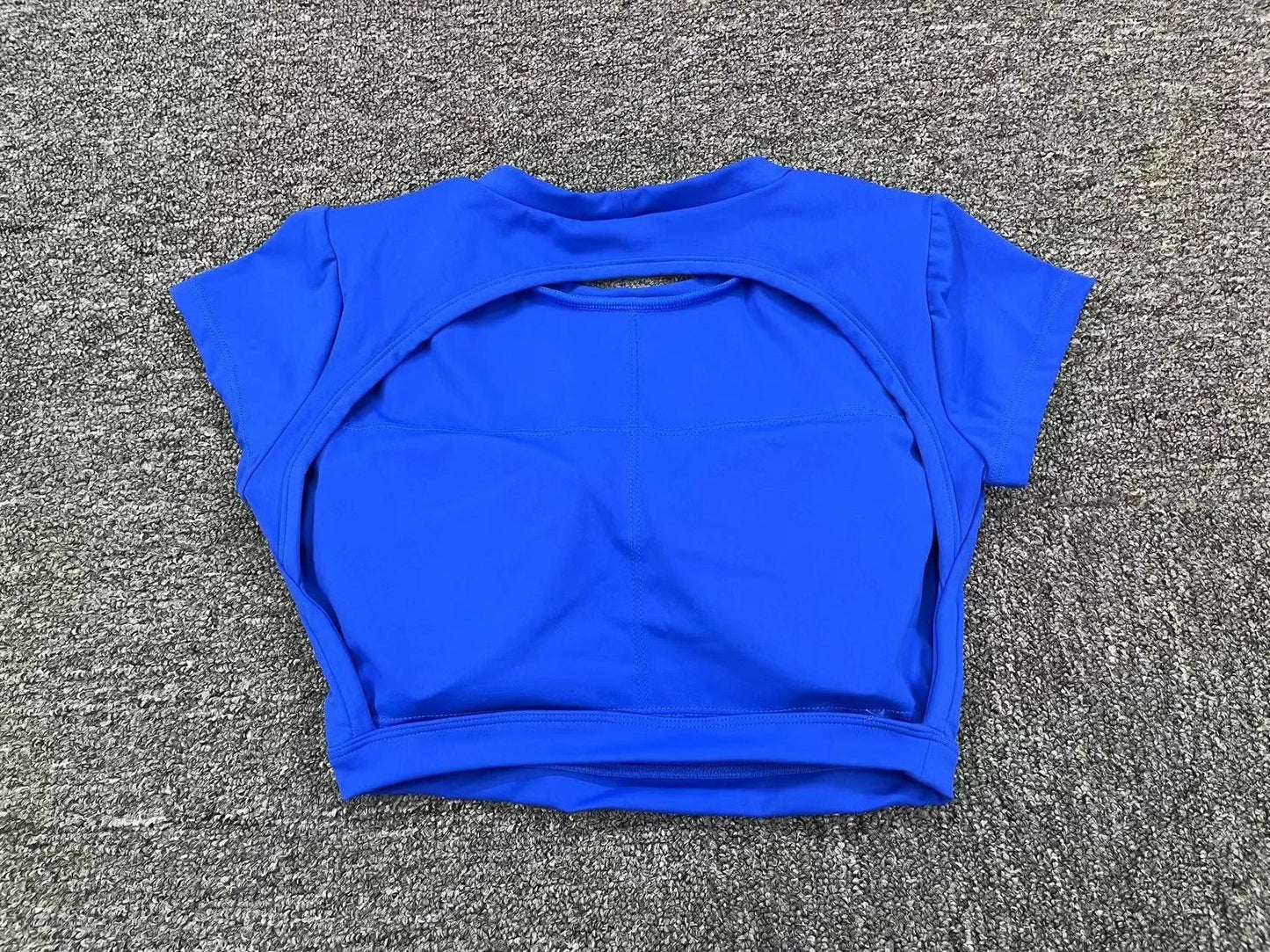 New Sports Shirts Breathable Workout Sportswear Fitness Backless Yoga Clothing Chest Pads Sport Crop Tops Gym Top Women