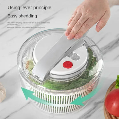3 Liters Multifunctional Vegetables Salad Spinner Lettuce Leaf Vegetable Dehydrator Vegetable Washer Salad Vegetable Dryer Mixer