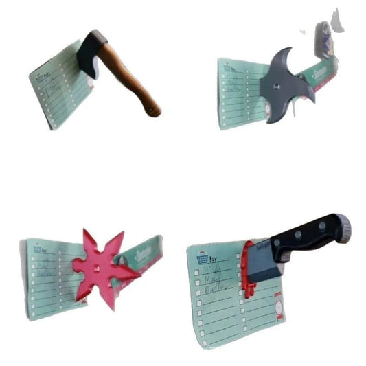 3d Fun Axe Fridge Magnet Funny Knife Magnetic Fridge Stickers Novelty Home Decor Gifts Eye-catching Fridge For Iron Surface