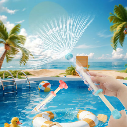 Fireworks, water guns, squirting water guns, water fights, summer beach water toys