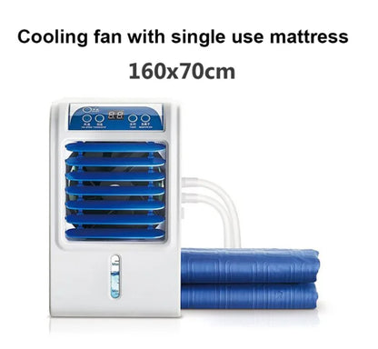 12V Water Circulation Bed Ice Sleeping Pad Cooling Pad Water-cooled Refrigeration Mattress Cooling Fan Conditioner Air Condition