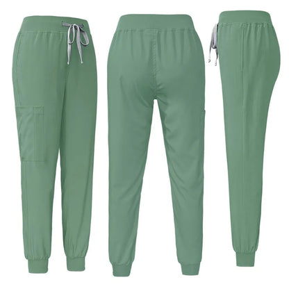 Medical Scrubs Bulk Order - Anti-Microbial Jogger Sets for Surgery/Dental/Vet/SPA/Pharmacy Multi-Pocket Workwear with Pen Slot