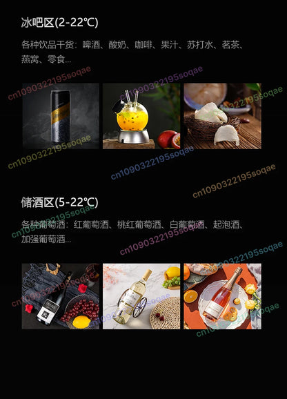 Embedded Wine Cabinet Household Small Refrigerator Constant Temperature Refrigerated Cabinet Drinks Ice Bar