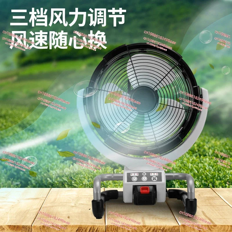 Portable air circulation fan