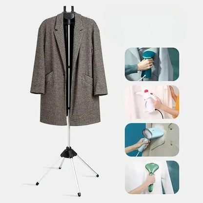 Hanging and Ironing Rack, Ironing Bracket, Adjustable Drying Rack, Telescopic Drying Rack, Foldable Vertical Drying Rack