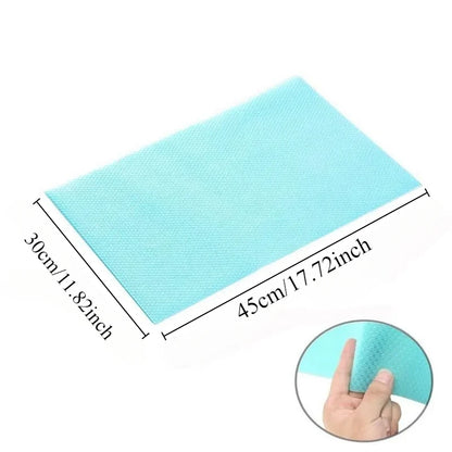 4PCS Refrigerator Pad Home Kitchen Placemat Drawer Shoe Cabinet Shelves Waterproof Dustproof Can Be Cut Fridge Pad