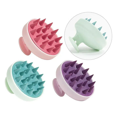 Scalp Hair Massager Head  Massage  Brush Can relieve headaches Silicone massage brush