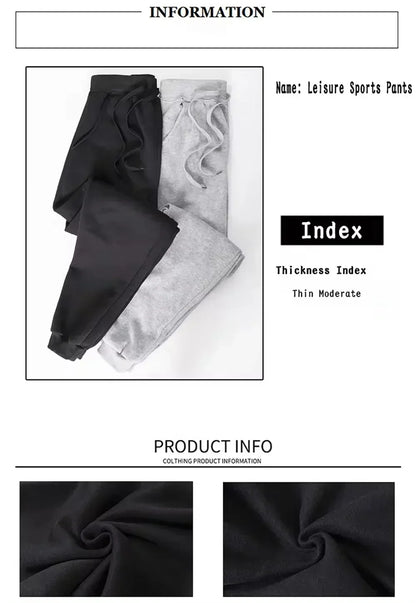 Men's printed waist sports pants street casual pants sports pants suitable outdoor sports and leisure pure jogging pants