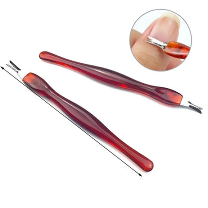 Nail Care Tool Cuticle Nipper Manicure Nail Art Nail Polish Removal Cuticle Remover Nail Cuticle Pusher Dead Skin Fork
