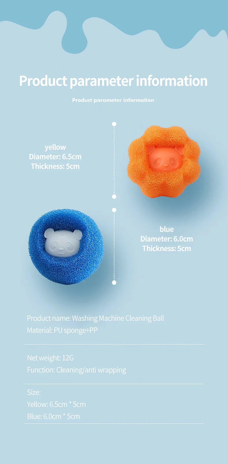 Laundry Balls Pet Hair Remover Reusable Washing Machine Lint Catcher Clothes Fluff Fur Cleaner Home Cleaning Tools