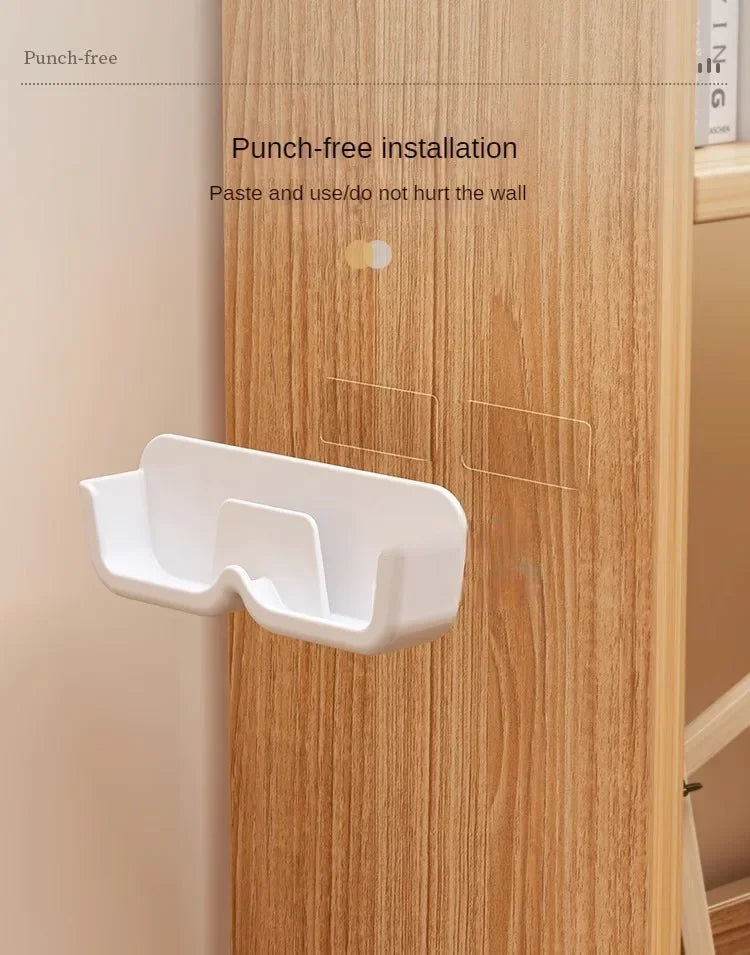 10PCS Eyeglasses Organizer Premium Sunglasses Display Case Wall Mounted No-Punch Sunglasses Organizer Home Organization