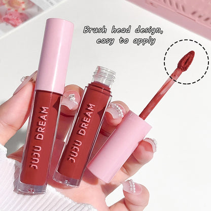 Floral Lip Gloss Water Mist Lip Tint Matte Lightweight and Translucent Lip Stain Whitening Lipstick Non-Transfer