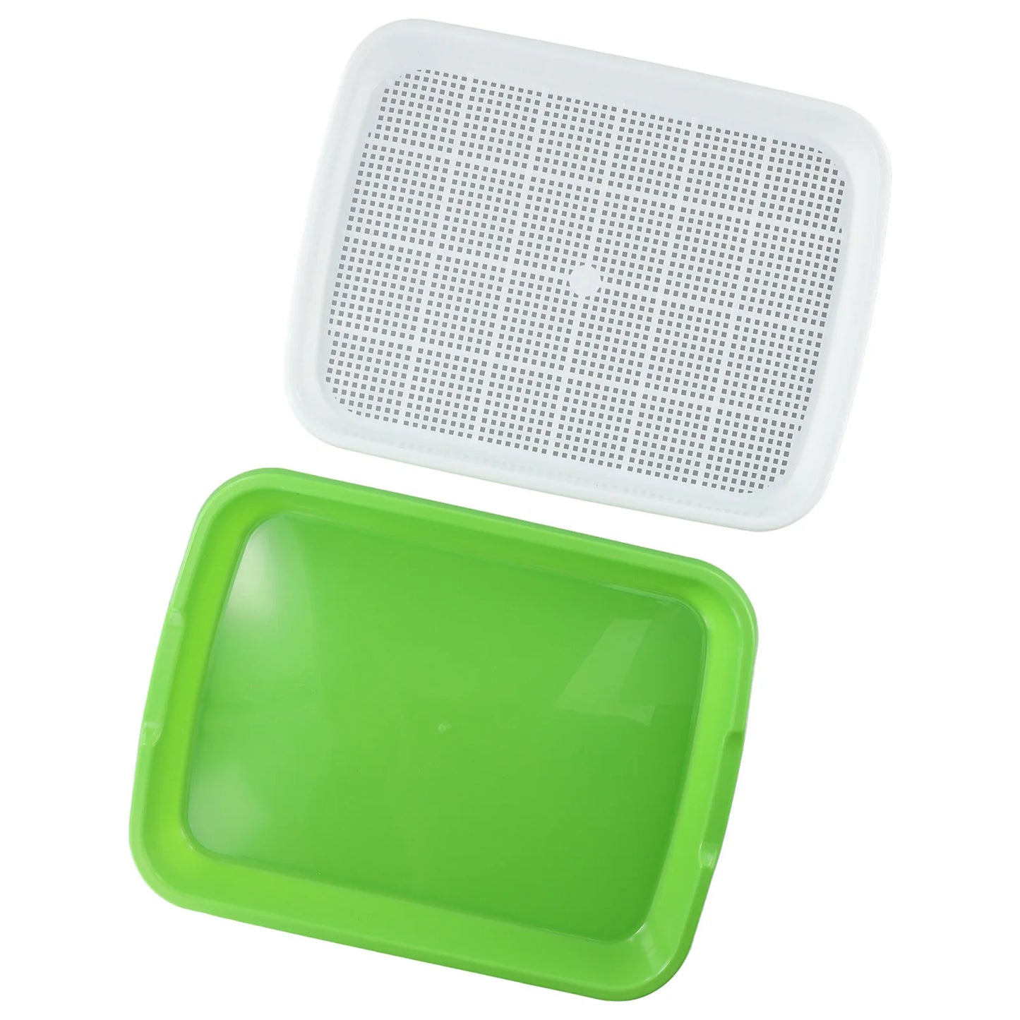Microgreens Sprouter Tray Hydroponic / Sprouting Tray For Sprouts Vegetable Horticultural Garden DIY Nursery Potted