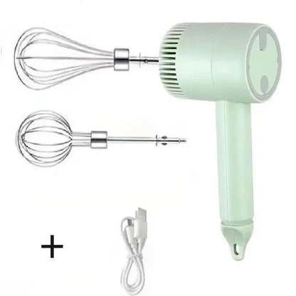Electric Food Processors Set Portable Blender Mixer Kitchen Tools Hand Mixer Milk Frother Egg Beater Cake Baking Kneading Mixer