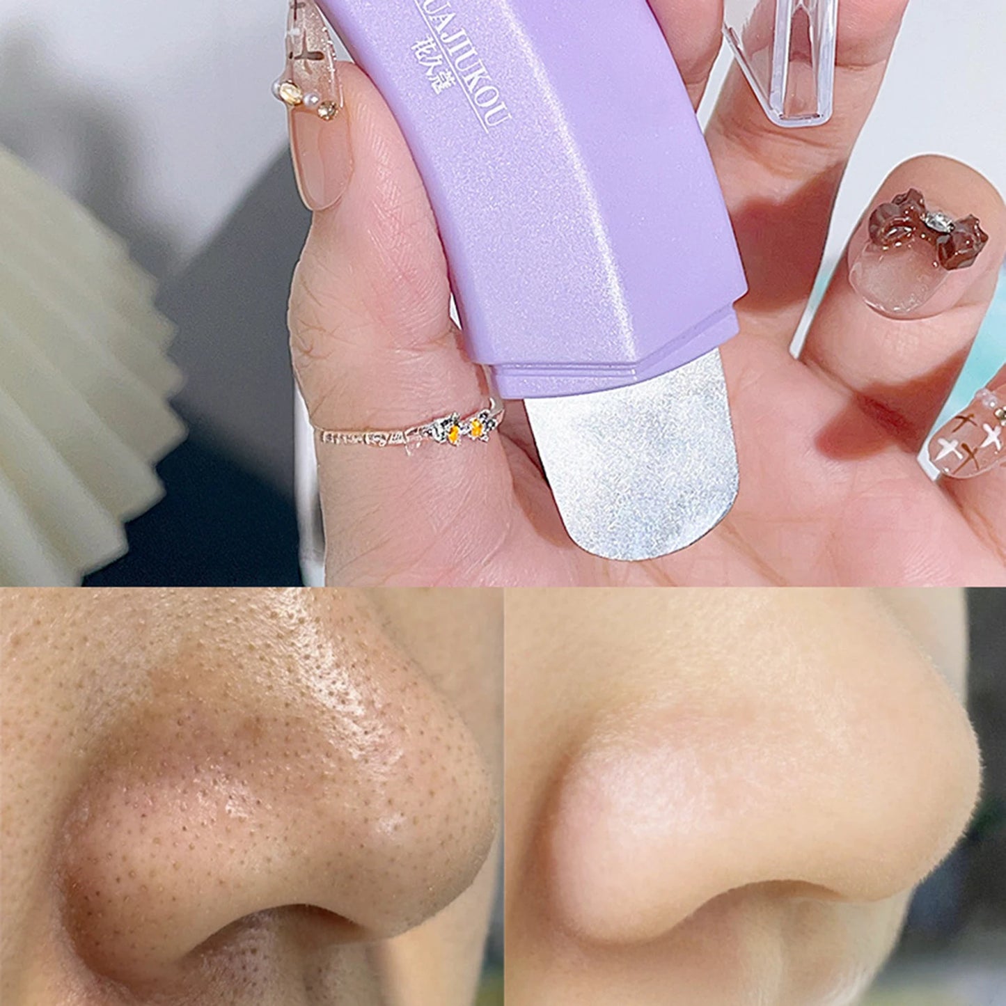 Blackhead Remover Tool Face Skin Care Tools Deeping Clean Master Facial Scrubber Stainless Steel  Pore Cleaner Women Men makeup