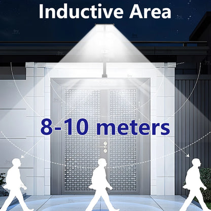 Smart Motion Sensor Wall Lights Outdoor Solar Lamp Garage Lamp Balcony Courtyard Decoration Porch Light Roadside Security Lights