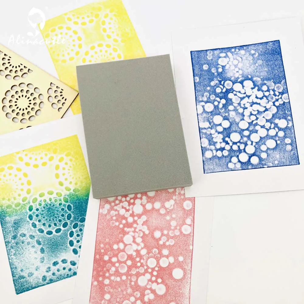 Alinacutle Reuseable Stamping Foam Moldable Foam Graphic Transfer Tool For Scrapbooking Handmade Crafts Tools