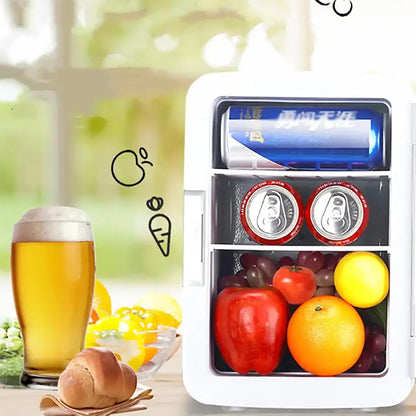 Mini Fridge For Bedroom, 12 Volt Portable Car Refrigerator, 20 Liter Capacity, Cool Down To About 28°C And Hold 25