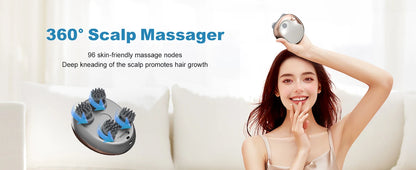 Electric Scalp Massager Handheld Portable  Scalp Massager Head Scratcher for Full Body Massage Deep Clean and Stress Relax.