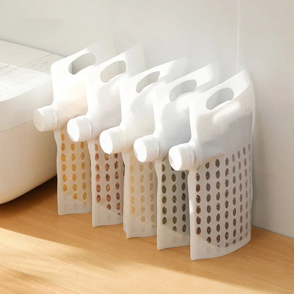 Food Storage Grain Bag Multigrain Pour Reusable Portable Bag Cereal Flour Bean Nut Rice Tea Powder Water Reusable Organizer Case