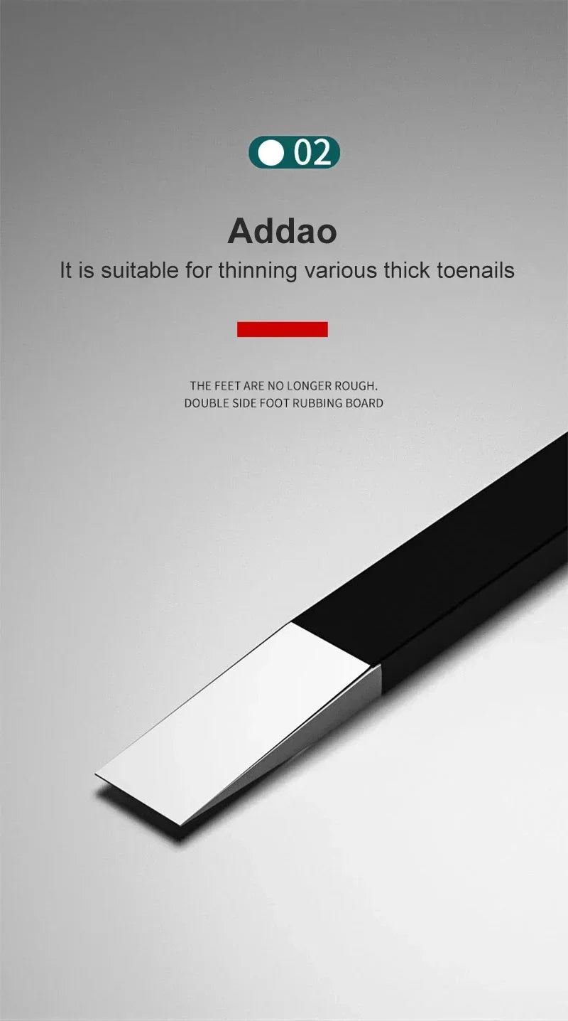 Stainless Steel Hand Foot File Callus Cuticle Dead Skin Removal Manicure Feet Pedicure Knife Toe Nail Scraper Foot Care Tools