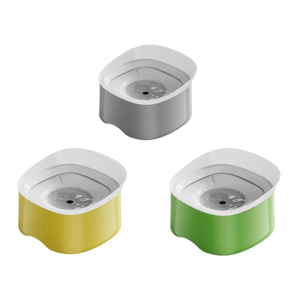 Spill-Proof Dog Floating Bowl Large Capacity No Wet Mouth Pet Water Bowl Plastic Detachable Pet Water Dispenser