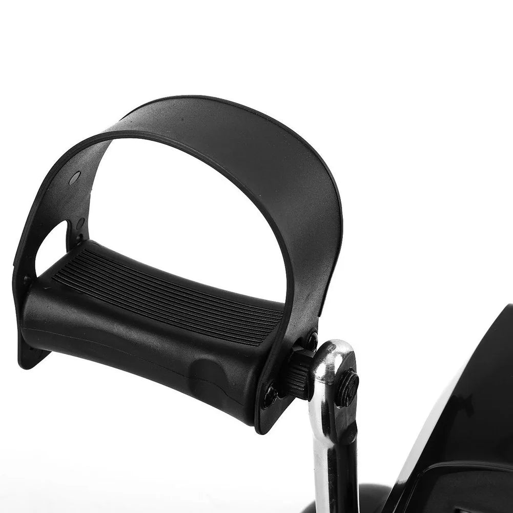 Mini Exercise Bike Arm and Leg Trainer Adjustable Peddler Exercise Bike LCD Display Foot Pedal Exercise Machine for Home Office