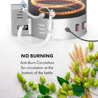 2025 Beer Brewing Equipment Electric Mash Tun Micro Brewery Craft Beer Machine Homebrew