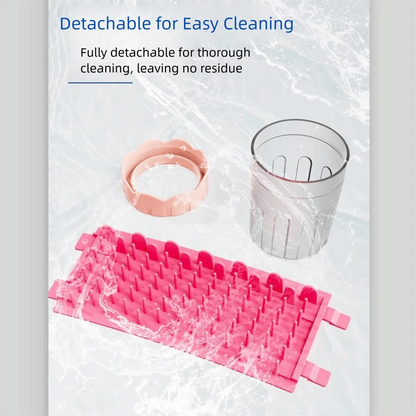 Soft Bristles Pet Paw Cleaner Reusable Mud Removal Dog Foot Washing Cup Detachable Portable Pet Feet Washer Daily Foot Care