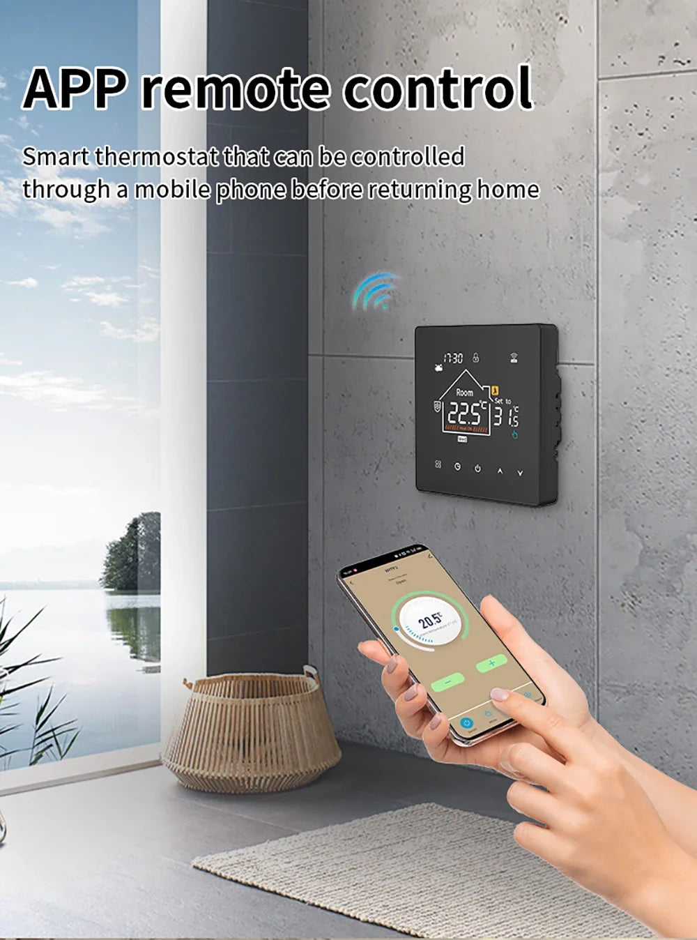 Smart Home Assistant Digital Temperature Controller Water Heater for Home Automation Thermostat Boiler Zigbee Thermostatic Tools