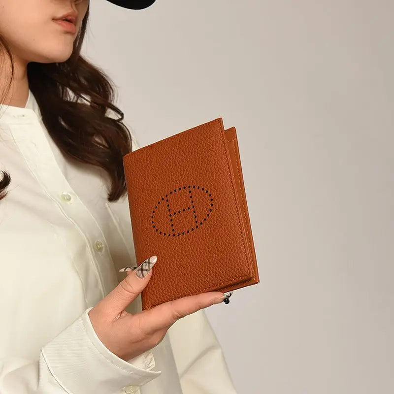 Wallet, Card, Bag, Passport, Document, Pocket Wallet, Short and Portable Handbag, Multi functional and Large Capacity