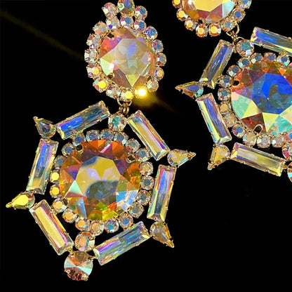 Bohemian Geometric Dangle Earrings  Wedding for Women Luxury Designer Statement decor Bridal Jewelry High Quality Accessories