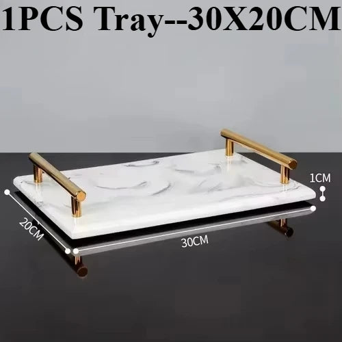 1pcs Resin Light Luxury Bathroom Wash Tray Hotel Bathroom Bathroom Wash Table Toothbrush Shelf Decoration  Toilet Accessories