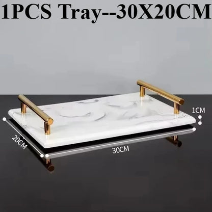 1pcs Resin Light Luxury Bathroom Wash Tray Hotel Bathroom Bathroom Wash Table Toothbrush Shelf Decoration  Toilet Accessories