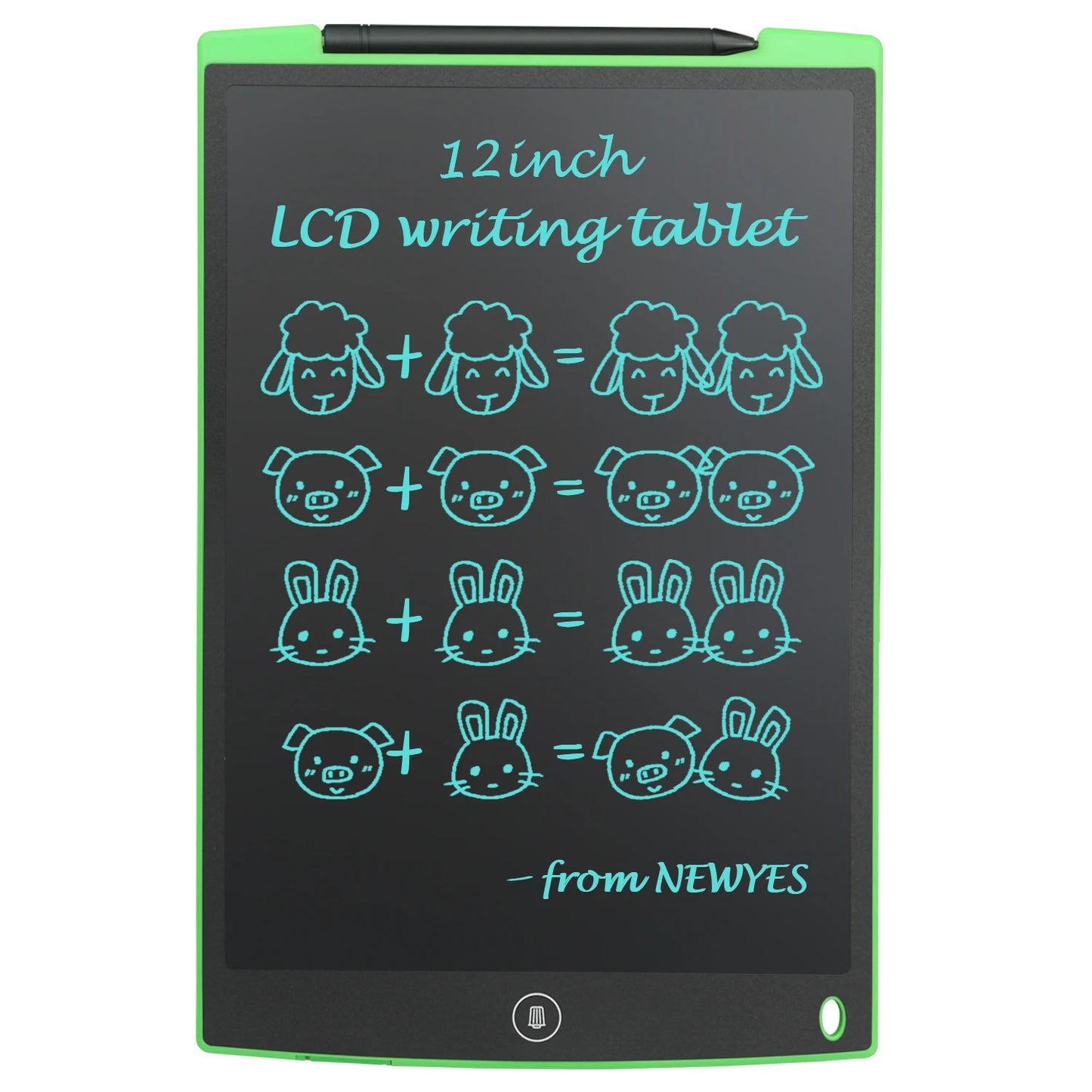 NEWYES 12" LCD Writing Tablet Digital Drawing Tablet Handwriting Pads Portable Electronic Tablet Board ultra-thin Board with pen