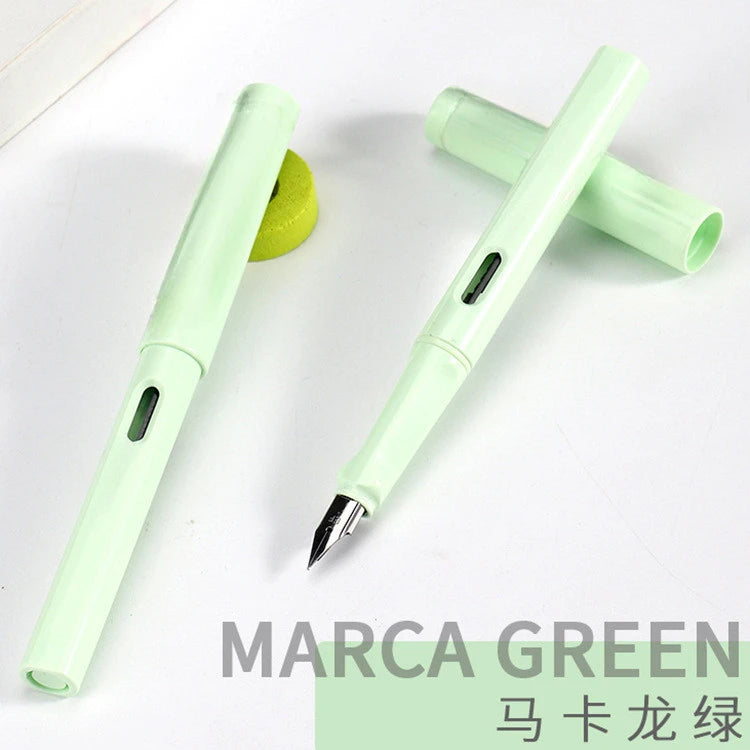 1PC 0.5mm Clear Pointed Writing Practice Pen Student Standing Pen Stationery Student Supplies Pen and Ink Student Supplies