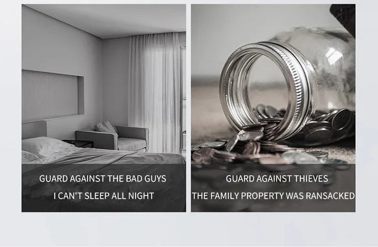 Security Portable Door Lock Latch No Drill Manual Hotel Room Devices For Add Security Holes Removable For Travel Safety