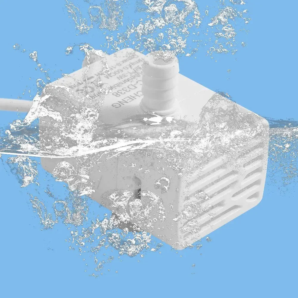 Ultra-quiet Pet Water Dispenser Pump LED Light 5V Mini Submersible Pump Large Flow Detachable Water Fountain Pump Replacement