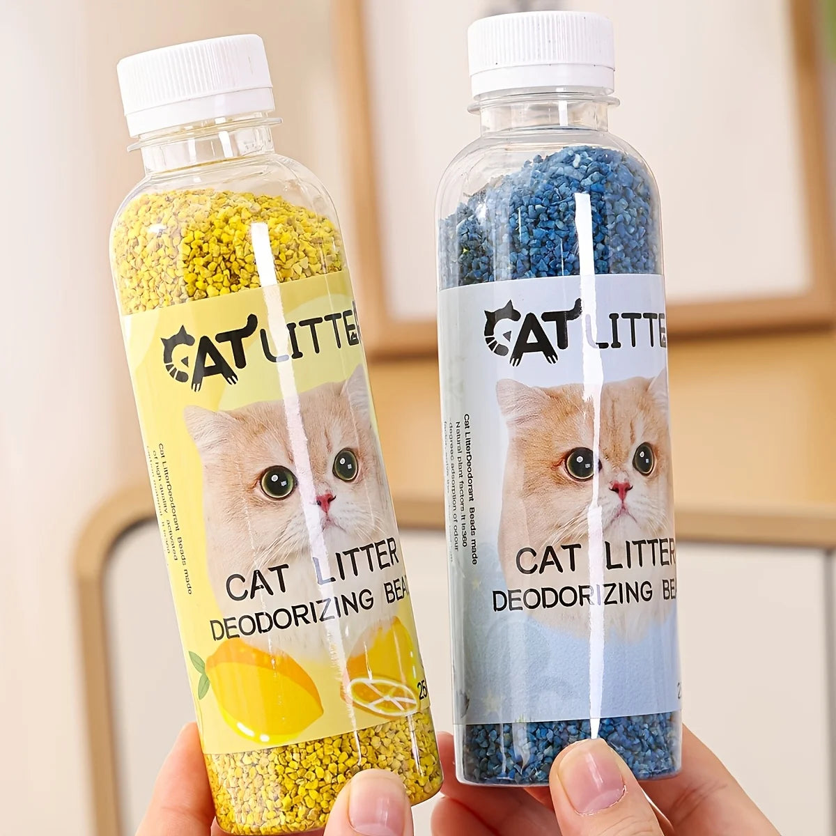 A Bottle of Cat Litter Deodorizing Beads - Make Your Home Smell Comfortable and Remove Odors