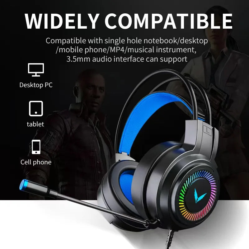 G58 gaming headset gaming wired 7.1 channel PUBG headset computer laptop headset