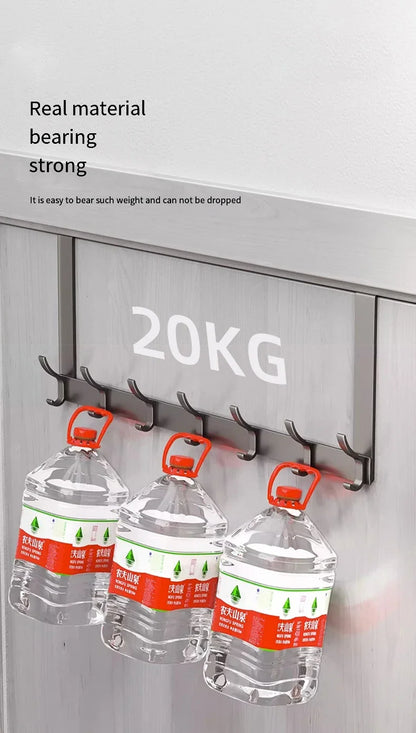 Hooks Over The Door Home Organizer Rack Clothes Coat Hat Towel Hanger Bathroom Accessories Holder Door Hang Quick Installation