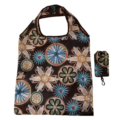 Foldable Shopping Bags for Groceries Recyclable Grocery Tote Pouch Eco-Friendly Heavy Duty Washable Shopping Bag