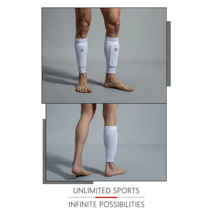 1PCS Professional Antislip Leg Socks Outdoor Sports Calf Football Leg Guard Cover Anticollision Leg Protection Socks Leg Sleeve