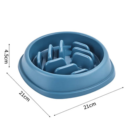 Slow Feeder Dog Bowls Anti-Choking Puzzle Dog Food Bowls, Anti-Slip Interactive Feeding Slow Down Eating, Bloat Stop Maze Dishes