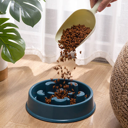 Non Slip Slow Eating Puzzle Maze Fun Pet Feeding Bowl for Dog Cat, Bloat Stop Puppy Food Water Bowl, Slow Feeder Bowls Dishes