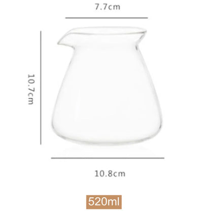 NEW 520ml Glass Coffee Pot,Coffee Carafe,200ml 275ml Coffee Server for Pour Over Coffee Maker Drip Coffee Set