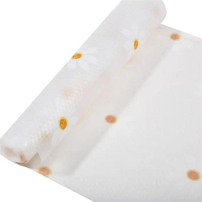 Reusable Drawer Liners Washable Dustproof and Non-slip Placemats Kitchen Cabinet Mats Refrigerator Non-slip Liners Shelf Paper